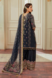 Baroque - Navy Blue - Raw Silk Collection