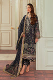 Baroque - Navy Blue - Raw Silk Collection