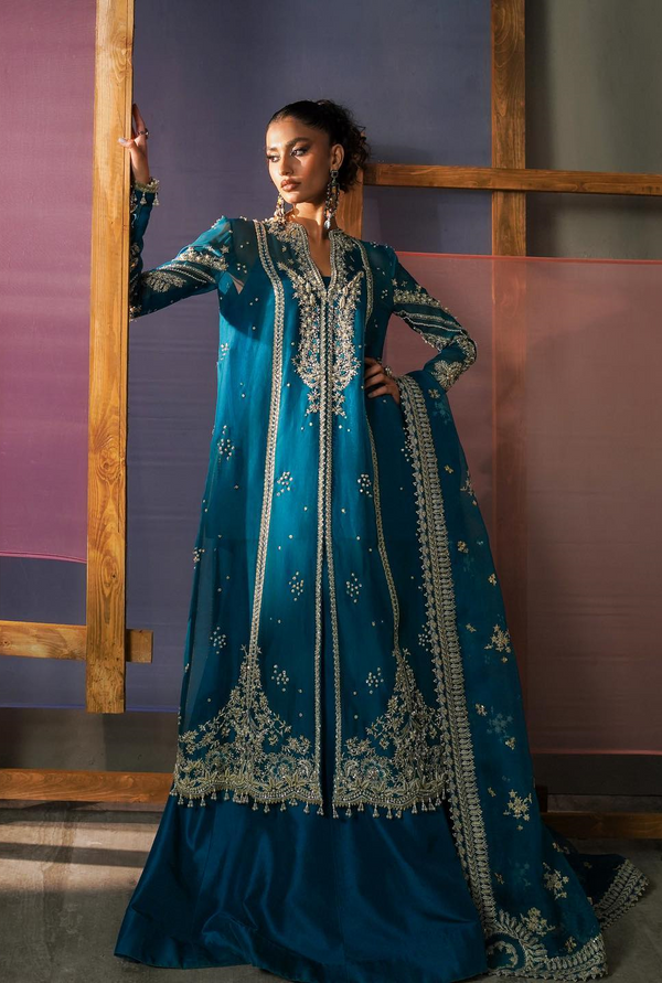 Saad bin Shehzad Organza Embroidered Collection