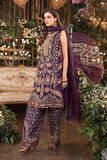 3 Piece Unstitched Embroidered Raw Silk Suit | BD-29