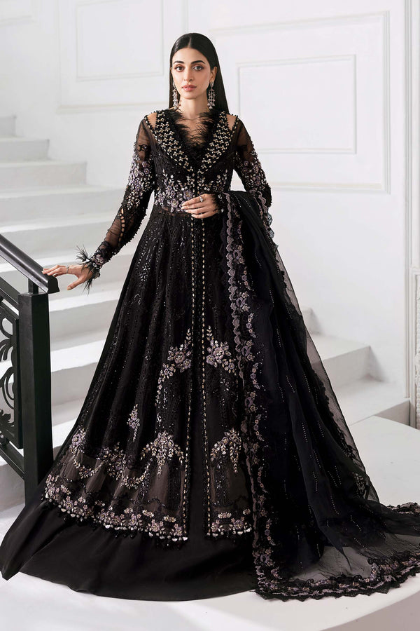 Maria B - 3 Piece Unstitched Embroidered Organza Suit - BD-3004