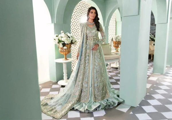 REPUBLIC WOMENWEAR AQUA CHIFFON BRIDAL