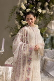 Luxury Lawn Off White - Sobia Nazir