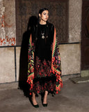 Jugnu - Black - Lawn Chickenkari Collection