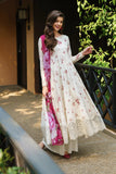 Iznik - Floral White & Pink - Lawn Collection