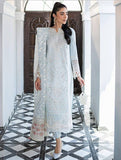 Qalamkar - Sky blue - Chikenkari Collection