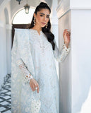 Qalamkar - Sky blue - Chikenkari Collection