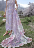 Crimson - Lavender - Luxury Lawn Collection