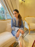 Naarj - Cobalt Blue  - Lawn Embroidery Collection