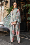 Maria B - Ice-Green - Digital Printed Lawn & Chiffon Dupatta Collection