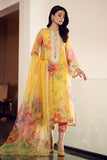 Baroque - Mustard Multi - Chiffon Embroidered Dupatta