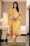 Baroque - Mustard Multi - Chiffon Embroidered Dupatta