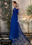 Mbroidered By Maria B Embroidered Chiffon Suits Unstitched 4 Piece MB23MW D4 - Luxury Collection