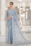 Maria B - Heavy Net Embroidered Saree Full length HZ04